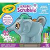CRAYOLA Scribble Scrubbie Color Blast, Elefante Spruzzacolore con 6 Pennarelli Lavabili, Gioco Creativo Colora Lava e Ricomincia, 3+
