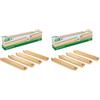 BRIO World - Binari dritti lunghi, Accessorio ferrovia in legno +3 anni (Confezione da 2)