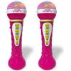 Bontempi | StarMic Karaoke - Microfono con Effetti Luminosi per Esibizioni da Vera Star, Rosa, 60x195x60 mm (Confezione da 2)