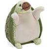 Wild Republic Flipkins Green Sea Turtle, Peluche, 12 cm, Giocattolo di Peluche, Imbottitura da Bottiglie d'Acqua Riciclate