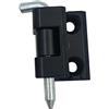 Generic Cardini Cerniera for porta in lega di zinco rimovibile in lega di zinco cerniera for porta industriale cerniera for attrezzature meccaniche(Schwarz)