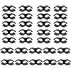 SagaSave Set di 30 clip di serraggio doppie per tubo, in plastica PVC, connettore a catena, pannello di recinzione, accessori di fissaggio, nero