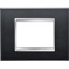 GEWISS Placca Serie Lux 3 Posti Ardesia