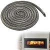 Molijysp Ø 14 mm x 2,5 m, cavo di tenuta per stufa, camino e forno, in fibra di vetro, resistente al calore fino a 600 °C, filo di tenuta per camini, stufe a legna