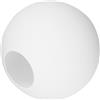 Mipcase Paralume in Vetro Bianco a Forma Sferica per Lampade da Tavolo da Terra, Elegante Design Decorativo Calibro 30mm, Facile Installazione per Casa e Ufficio