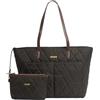 Barbour Borsa Donna a spalla trapuntata Verde oliva