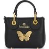 Braccialini Borsa a Mano Donna Beth Jewels Mini con Farfalla Gioiello