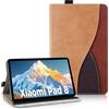 AsWant Custodia Cover per Xiaomi Mi Pad 8/8 Pro/7/7 Pro,Marrone | Tasca Frontale,Pelle Ultra Sottile PU,Funzione Stand,Protettiva Cover per Xiaomi Pad 8