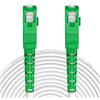 opteec® - Cavo in fibra ottica schermato - 5M - ARANCIO/SFR/BOUYGUES/SOSH/RED by SFR - Prolunga/Giarrettiera - SC-APC a SC-APC rinforzato - Simplex Modalità singola - Garanzia 10 Anni - Bianco (5M)