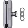 FANAUE Doppio braccio a bussola compatibile con RAM Mounts 1 Ball e supporto per telefono da moto, si adatta a tutti gli standard industriali da 1/25,4 mm/adattatore a sfera tipo B, alluminio 3,7