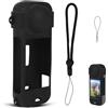 Penitue 2 Pezzi Custodia in Silicone per Insta 360 x5, Custodia Protettiva in Silicone con 2 Cinturini Corpo Della Fotocamera e la Protezione Dell'Obiettivo per Gli Appassionati di Fotografia Regalo