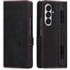VISOUL Samsung Z Fold 7 Custodia a portafoglio con Slot per S-Pen, Custodia a Libro in Vera Pelle con Slot per Carte per Galaxy Z Fold 8 Ultra (Nero, per Galaxy Z Fold 8 Ultra)