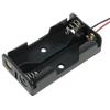 CABLEPELADO - Supporto per batteria AAA, include cavo da 200 mm, tensione totale: 3 V (1,5 V per batteria) | Adatto per 2 batterie LR3 AA (FR3, HR3, LR3)