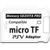 LEAGY Adattatore per scheda di memoria SD2Vita 5.0 ultima versione, adattatore Micro SD PSVSD PS Vita per PSV 1000/2000 PSTV FW 3.60 Sistema HENkaku Enso