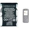 Aousavo BL-5B - Batteria di ricambio compatibile con Nokia BL-5B 5200 3220 6060 6080 3230 BL5B