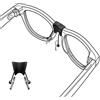 RCstyle HiBloks Cuscinetti Nasali per Occhiali Ray-Ban Meta Wayfarer Gen 1 e Gen 2 (RW4006/RW4008/RW4012), Supporto Nasale per Occhiali con Clip in Silicone Antiscivolo per Occhiali Intelligenti