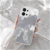 BEENTRYS Cover Glitter per Xiaomi Redmi 15C 4G / Redmi 15C 5G,Design Lucido a Onde Sottile Bumper TPU Trasparente PC Rigido Antiurto Fotocamera Protettiva Custodia per Cellulare-Argento2