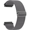 Tobfit Regolabile Elastico Sgancio Rapido Cinturino Orologio in Nylon per Uomo Donna, 20mm 22mm Cinturino per Samsung/Garmin/Fossil/Amazfit/Huawei/Xiaomi/Suunto (Grigio, 22MM)