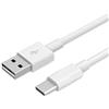 MOELECTRONIX Cavo USB 3.1 tipo C adatto per Blackview BV9700 Pro | con connettore lungo | PC computer tipo C cavo dati | cavo dati | USB-C bianco