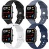 Tobfit 20mm Silicone Band Compatible with Amazfit GTS 4/3/2 Mini, Bip 3/U/Lite/S and GTR 42mm Models