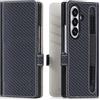VISOUL Samsung Z Fold 7 Custodia a portafoglio con Slot per S-Pen, Custodia a Libro in Vera Pelle con Slot per Carte per Galaxy Z Fold 8 Ultra (Nero+Grigio, per Galaxy Z Fold 8 Ultra)