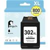 Penguin 302XL Cartucce per HP 302 XL Cartuccia per 302 Deskjet 3639 Nero