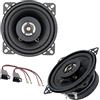 Sound Way Kit Installazione Autoradio, Casse Altoparlanti 10 cm, 110 Watt, compatibili con Renault Clio, Twingo/Citroen Berlingo, Saxo/Volkswaget T2,T3,T4 / Daewoo/Peugeot/Seat/Volvo
