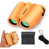 BOSSDUN Binocolo per adulti e bambini, binocolo compatto impermeabile 10x25 ad alta potenza con lente chiara BAK4 Prism FMC, binocolo per birdwatching (C)