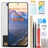 YHX-OU 6.6 Nero Display per ZTE Blade A75 4G Z2359 / V60 Vita / V60 Design / V60 Smart LCD Schermo Touch Screen Digitizer Assemblea E Strumenti di Installazione +1 Pezzo Vetro temperato