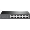 Tp-Link Tl-Sg1024De 24-Port Desktop Gigabit Easy-Smart Ethernet Switch, Steel Case, 13 Inch Rack-Mount, Nero, 24 Porte