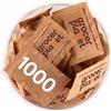Grocer Planet - 1000 Bustine di Zucchero di Canna da 2.6 g | Mezza Dose