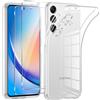 Phoona Cover per Samsung Galaxy A35 5G Custodia con 2 Pezzi Pellicola Vetro Temperato,Ultra Sottile Trasparente Silicone Protettiva Case per Samsung A35 Sottile Morbida Antiurto Cover
