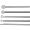 SHINEOFI Punte da Trapano Utensile Versatile per Intaglio Legno 5 Pezzi in Acciaio Argento Alta Precisione per Scultura e Incisione per Intaglio e Lavorazione del Legno