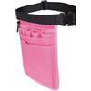 CYRENT Borsa porta attrezzi multi-tasca in tessuto Oxford 25 cm (rosa)