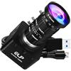 G Webcam IMX577 con zoom USB ad alta velocità, 1080p/230fps, 4K/60fps, 12MP/30fps, USB 3.0/2.0, messa a fuoco manuale, per Windows, Linux, Mac, Pi, Fast Frame 5-50 mm, zoom 10X, IMX577, Webcam per PC