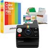 Polaroid Now Plus Generation 3 - Fotocamera istantanea con sistema di messa a fuoco automatica a due lenti e modalità manuale (nero) con kit pellicola e pellicola istantanea a colori per fotocamere