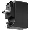 Generic Adattatore per microfoni di espansione del suono della fotocamera per fotocamera consente di ricaricare microfono esterno e USB C per riprese ininterrotte Adattatore per microfoni esterni