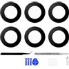BESJMYT Obiettivo di ricambio per fotocamera posteriore Samsung Galaxy A13 5G, obiettivo adesivo in vetro per fotocamera posteriore con kit di riparazione completo pinzette panno antipolvere per