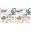 folia Global Art Folia Solid Origami Paper 6X6 100/Pkg-Assorted Colors (Confezione da 2)