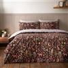Catherine Lansfield Enchanted Twilight Animals - Set copripiumino singolo reversibile con federa, colore: Cioccolato