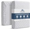 Caleffi Coprimaterasso Singolo 90x200 con Angoli in 100% Cotone