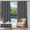 StangH Tende impermeabili per esterni, pesanti e oscuranti, per la privacy, per balcone, pergolato, padiglione, grigio, 132 x 274 cm (L x l), 1 pannello
