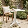 ipae progarden Bianco Tavolo Ponente 70X70X71,7