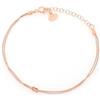 Louis Ciocchetti dal 1887 Bracciale Argento 925 Con Nodo, Regolabile 16cm+4cm, Nodo Simbolico per Amore, Amicizia e Infinito e San Valentino, Made in Italy