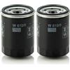 Mann Filter MANN-FILTER, W 610/9 Filtro olio (Confezione da 2)
