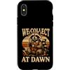 Trash Raccoon Lover Garbage Custodia per iPhone X/XS Detective procioni che raccogliamo all'alba