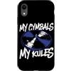 Cymbals Gift / Drummer Gifts for Men and Custodia per iPhone XR Piatti Batterista Piatti per batteria