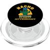 FUNNY FLIGHT ATTENDANT PRODUCTS Assistente di volo medio Nacho divertente Air Steward Joke Pun PopSockets PopGrip per MagSafe