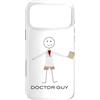 Whyitsme Design Custodia per iPhone 17 Pro Max Divertente Uomo Dottore, Dottor Medico Regali Ragazzi