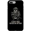 Flight Was Never An Option - Penguin Mem Custodia per iPhone 7 Plus/8 Plus Il volo del pinguino non è mai stato un'opzione militare tattica divertente
